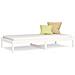 Dormeuse Senza Materasso Bianca 90x200 Cm Legno Massello Pino - Foto miniatura 1