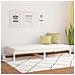 Dormeuse Senza Materasso Bianca 90x200 Cm Legno Massello Pino - Foto miniatura 8