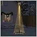 Albero di Natale a LED 495 LED Bianco Caldo 300,5 cm - Foto miniatura 3