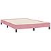 Giroletto a Molle con Materasso Rosa 140x220 cm in Velluto - Foto miniatura 5