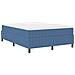 Letto Box Spring con Materasso Blu 140x200 cm Tessuto Corsaro - Foto miniatura 3