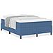 Letto Box Spring con Materasso Blu 140x200 cm Tessuto Corsaro - Foto miniatura 4