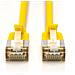 Cavo patch CAT 6A F-FTP Slim, 1 m, giallo - Foto miniatura 3