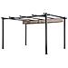 Pergola Autoportante 3 × 4m Cassis Taupe - Struttura In Alluminio - Foto miniatura 3