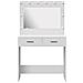Tavolo da trucco con luci LED - Bianco, 78.5 x 41 x 135 cm - Foto miniatura 5