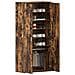 Mobile per scarpe Marrone 80 x 39 x 180 cm Legno multistrato - Foto miniatura 3
