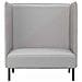 Divano alto Grigio nuvola 109 x 56 x 121 cm Tessuto - Foto miniatura 4