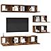 Set di mobili TV 6 pcs Legno vecchio Media Legno multistrato - Foto miniatura 3
