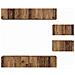 Set di mobili TV 6 pcs Legno vecchio Media Legno multistrato - Foto miniatura 7