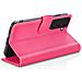 Custodia A Portafoglio Per Samsung Galaxy S22 Plus Con Supporto E Linguetta, Fucsia - Foto miniatura 3