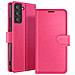 Custodia A Portafoglio Per Samsung Galaxy S22 Plus Con Supporto E Linguetta, Fucsia - Foto miniatura 1