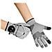 Guanti Invernali Da Ciclismo Sportivo Con Manopola - Impermeabili, Foderati In Pile, Compatibili Con Touchscreen Grey - Foto miniatura 2