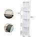 Organizzatore A 4 Tasche Da Appendere Alla Porta - Soluzione Di Stoccaggio In Tessuto Non Tessuto White - Foto miniatura 5