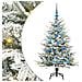 Albero di Natale artificiale preilluminato con set di palline - Foto miniatura 1