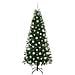 Albero di Natale artificiale con 300 LED Verde 180 cm PE e PVC - Foto miniatura 4