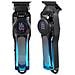 Tagliacapelli E Rifinitore Elettrico Professionale Con Display Lcd, Ricaricabile Via Usb Blue - Foto miniatura 3