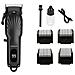 Tagliacapelli Elettrico Ricaricabile Cordless Professionale Con Lama In Ceramica E Display Lcd Black - Foto miniatura 1