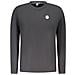 T-shirt da uomo a maniche lunghe nera - Colore: Nero, Taglia: 2XL - Foto miniatura 1