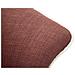 Poltrona Girevole Siena In Tessuto Bordeaux Con Bordura Avorio 83x66x80 Cm - Foto miniatura 6