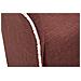Poltrona Girevole Siena In Tessuto Bordeaux Con Bordura Avorio 83x66x80 Cm - Foto miniatura 7