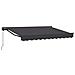 Tenda retrattile manuale Antracite 3,5 x 2 m - Foto miniatura 1