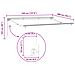 Tenda retrattile manuale Antracite 3,5 x 2 m - Foto miniatura 9