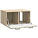 Mobile Porta TV da Muro Rovere Sonoma 59,5 x 41 x 30 cm - Foto miniatura 3