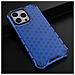 Honeycomb Corpo Con Copertura Colorata E Bumper In Tpu, Per Iphone 13 Pro, Colore Blu. - Foto miniatura 6