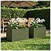Vaso da giardino 2 pz Verde Oliva 50 x 40 x 40 cm - Foto miniatura 2