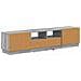 Mobile TV LED a 5 pezzi Sonoma grigio Legno ingegnerizzato - Foto miniatura 8