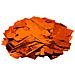 Metallic Confetti Rectangular 55x18mm, Orange, 1kg - Foto miniatura 1