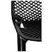Sgabello Alto Outdoor Air in Polipropilene I Sgabello Impilabile Alt. 75 CM | Sgabello Bar Facile da Pulire I Sedia Design Carico Max 130 kg Nero - Foto miniatura 5