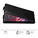 Custodia Compatibile Con Motorola Moto Z2 In Nero Di Notte - Coperchio Protettivo In Design Flip Con Chiusura Magnetica - Foto miniatura 5
