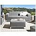 Divano Da Giardino Imbottito 3 Posti Grigio Rovigo - Foto miniatura 18