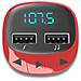 Car Transmitter Fm Red (microsd, Usb Charge, Usb Mp3)  - Foto miniatura 3