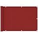 Paravento Da Balcone Rosso 90x400 Cm In Hdpe - Foto miniatura 1