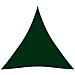 Parasole a Vela Tessuto Oxford Triangolare 5x5x5 m Verde Scuro - Foto miniatura 1