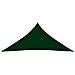 Parasole a Vela Tessuto Oxford Triangolare 5x5x5 m Verde Scuro - Foto miniatura 3