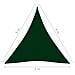 Parasole a Vela Tessuto Oxford Triangolare 5x5x5 m Verde Scuro - Foto miniatura 6