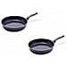 Set Di 2 Padelle Antiaderenti 24 / 28cm Nere - Cc001696-001 - Foto miniatura 1