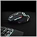 Mouse Gaming USB Arokh X-2 Ottico 7 Tasti 3500 DPI Illuminazione LED Colore Nero (Mano Destra)  - Foto miniatura 4