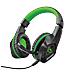 GXT 404G Cuffia Padiglione auricolare Nero, Verde - Foto miniatura 2