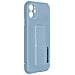 Cover Per Iphone 12 Cavalletto Pieghevole Magnetico Azzurra - Foto miniatura 4