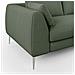 Plano Divano Lineare In Microfibra Tecnica T11 Verde - Foto miniatura 10