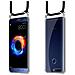 Catena Di Telefoni Cellulari Compatibile Con Honor 8 Pro In Nero - Coperchio Protettivo In Silicone Con Anelli D'argento, Cinturino In Corda E Custodia Staccabile - Foto miniatura 7