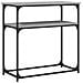 Tavolino Consolle Grigio Sonoma 75x35,5x75 Cm Legno Multistrato - Foto miniatura 2