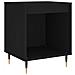 Comodino Nero 40x35x50 Cm In Legno Multistrato - Foto miniatura 2