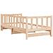 Divano Letto Con Letto Estraibile 90x190 Cm Legno Massello Pino - Foto miniatura 4