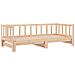 Divano Letto Con Letto Estraibile 90x190 Cm Legno Massello Pino - Foto miniatura 9