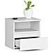 Comodino CL1, 1 cassetto, 40x35x40 cm, Colore Bianco - Foto miniatura 2